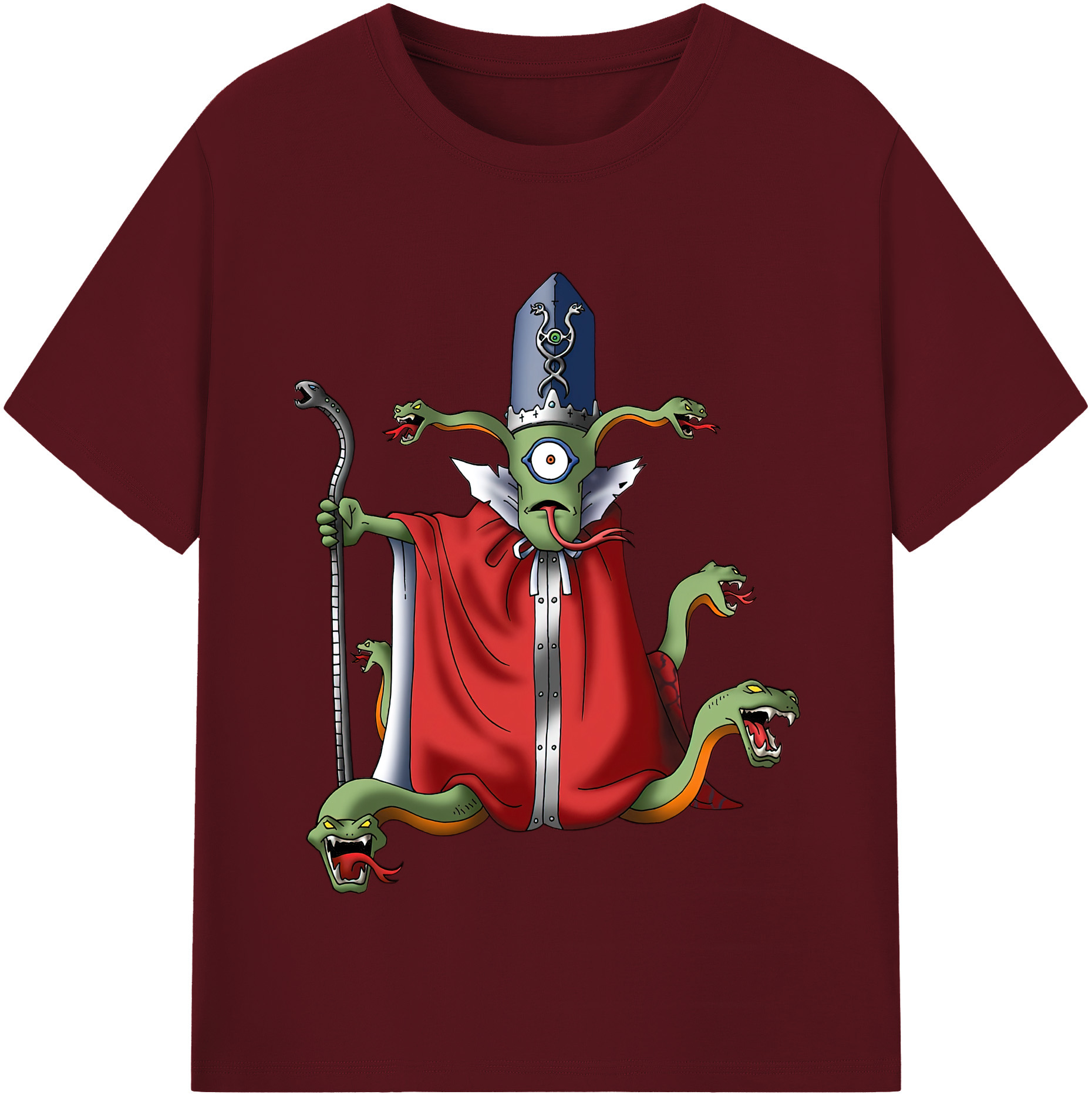 （画像用） ドラゴンクエスト Doragon Kuesuto Dragon Quest 綿100％半袖Tシャツ（フロントプリント）